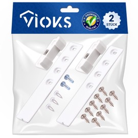 VIOKS Refrigerator Accessory Replacement for Liebherr 908632 - Hinges for Fridge Door Slide Rail Plastic