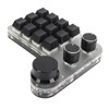 Programmable Keyboard with RGB 3 Knob 12 Keys 2.4G USB