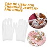 ABOOFAN 6 Pairs Cotton Gloves for Jewelry and Coin Inspection