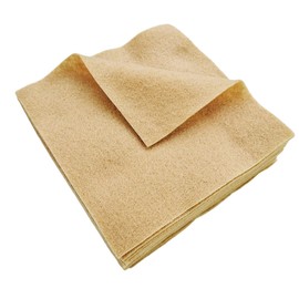 Soft Felt Fabric, Flexible Craft Felt for Toy Handwork, 1.4mm Thick 15x15cm Patchwork Felt Pack Craft for DIY and Sewing Projects (Apricot)