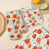 Pioneer Woman Kitchen Stuff-Floral Plant Oven Mitts,Pot Holders and Hand
