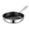 housmat Hybrid Nonstick 10 Inch Frying Pan, Stay-Cool Handle, Dishwasher-Friendly,