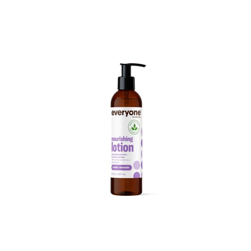 Everyone Nourishing Vanilla & Lavender Lotion, 8 FZ