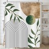 ASDCXZ Boho Shower Curtain 180x200 cm, Modern Abstract Art Boho
