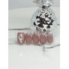 Pink Goblin Gel Handmade Nail Tips - Long Round Square