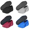 MELTU 2 Pairs Reusable Shoe Covers, Non-Slip Washable Overshoes, Waterproof