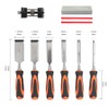 HODYANN 10 Pieces Premium Wood Chisel Tool Sets, 10in Woodworking
