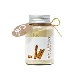 Natural massage powder pack - yellow and white powder pack 80g - massage brush not selected / 천연 마사지 가루팩-황백가루팩 80g - 마사지브러쉬 선택안함
