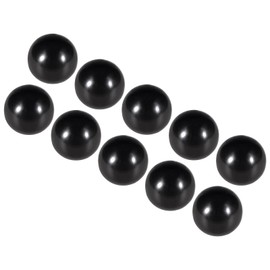 CoCud Duroplast Ball Knobs M8 Female Thread 30 mm Diameter Plastic Metric Hand Screw Handle Black - (Application: for Lathes Machines Lever Handle) Pack of 10