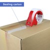 BOMEI PACK Heavy Duty PackingTape with Dispenser - 3 Rolls,