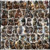 Unbranded 10pcs Steampunk Dog Stickers- Scrapbooking, Journal, DIY Crafts &