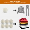 Pack of 6 Natural Wool Dryer Balls, Tumble Dryer Balls