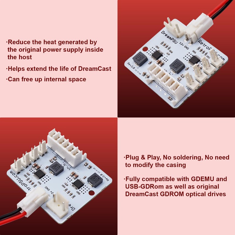 BITFUNX DreamPSU2.0 Power Supply 12V Replacement Kit - Fully Compatible