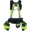 MELOTOUGH Reflective Safety Tool Belt with Suspenders Tool Bag Supenders