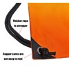 HOLYLUCK Drawstring Backpack Bag Sport Gym Sackpack, Gradient Orange and