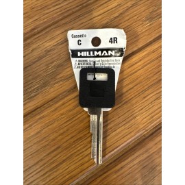 Hillman Cassette C #4R Universal Single Sided Blank Key for GM Buick