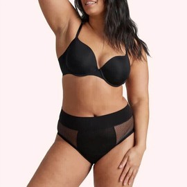 Love Luna Luxe Geo Mesh Full Brief, Black / Size 8-10