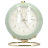 Alarm Clock Silent Non Ticking Metal Paint Power Saving Eye