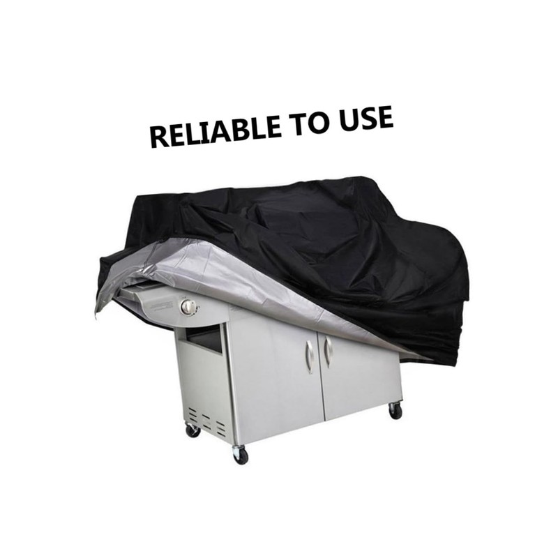 Kisangel BBQ Grill Protector Waterproof Oxford Barbecue Cover Heavy Duty