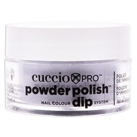 Cuccio Colour Powder Nail Polish- Lacquer For Manicure And Pedicure- Highly Pigmented Powder That Is Finely Milled- Durable Finish With A Flawless Rich Color- Easy To Apply- Gray W/ Mica- 0.5 Oz