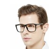 MARE AZZURO Extra Large Square Reading Glasses Men Oversized Readers