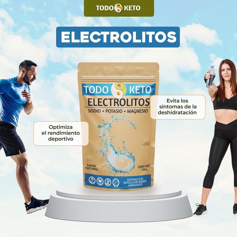 Electrolitos Keto en Polvo sin Azúcar (Natural)