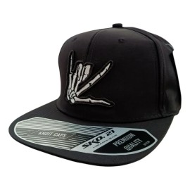 Gorra Plana Aczino Batallas Negro Ajustable
