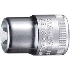 Stabilay Hex Robe Socket 45TX-E6, Insertion Angle: 0.37 x Total Length: 1.1 inches (28 mm)