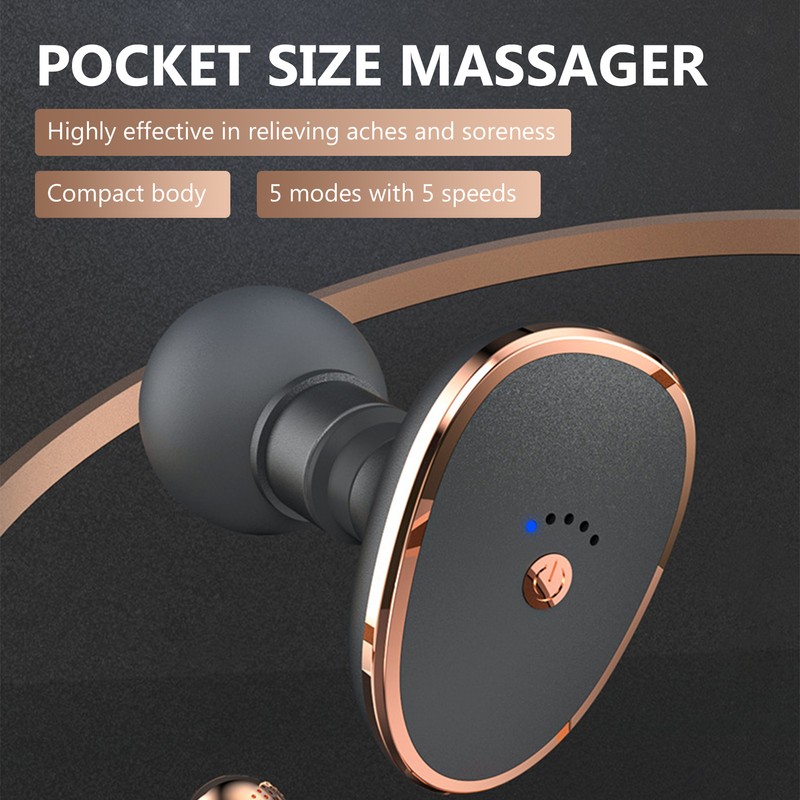 Mini Massage Gun Pocket Size Deep Tissue Relaxation Percussion Back