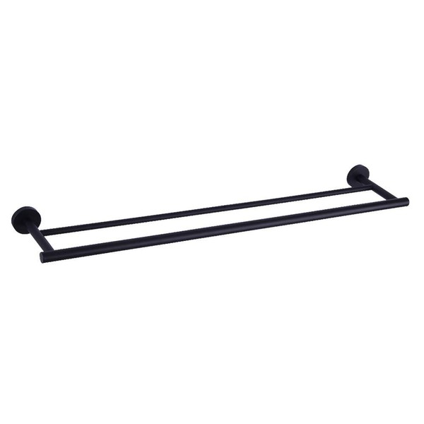 GERZWY 30-Inch Double Towel Bar SUS 304 Stainless Steel Black