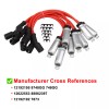 CARBOLE 8Pcs High Performance Ignition Coil & Wires Set For