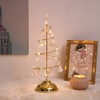 LED Christmas Tree Lamp Battery Powered Spiral Christmas Tree Table