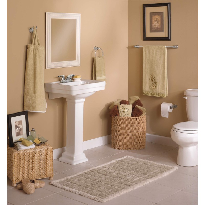 Moen 4925 Chateau Two-Handle Low Arc Bathroom Faucet, Chrome