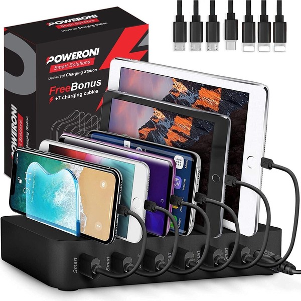 Poweroni SALE! Poweroni Premium USB Charging Dock 6 Port Fast