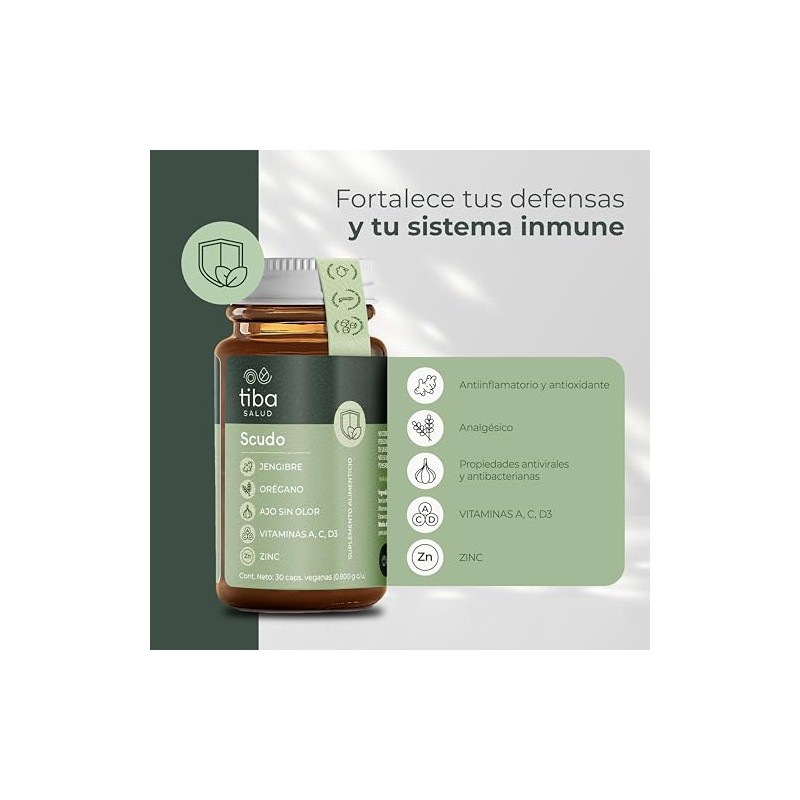 Suplemento Para Sistema Inmune DUO SCUDO TIBA SALUD