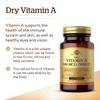 Solgar Dry Vitamin A 100 Count Oil Free Non GMO
