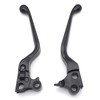 HTTMT- Black Skull Brake Clutch Hand Lever Compatible with H-D