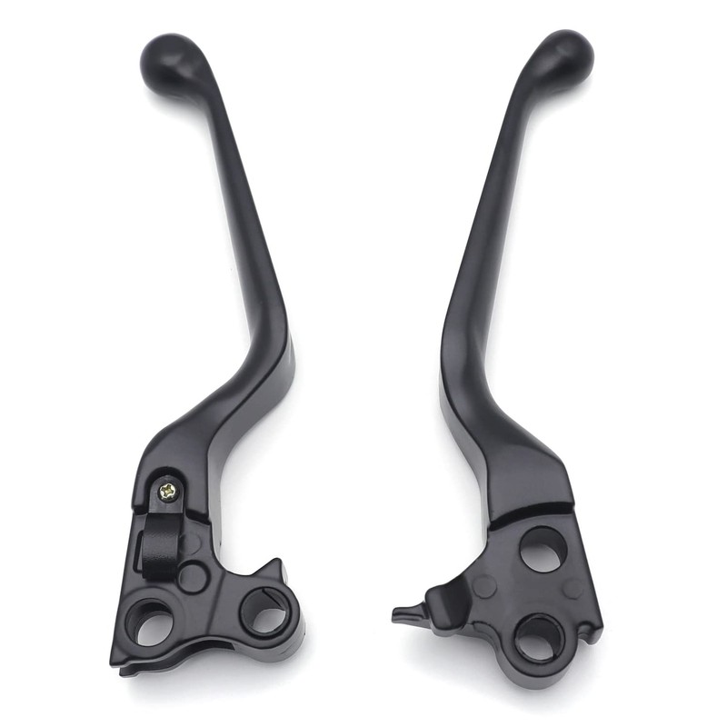 HTTMT- Black Skull Brake Clutch Hand Lever Compatible with H-D