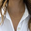 DEARMAY Simple Gold Necklace for Women Dainty Gold Chain Necklace