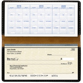 CAROUSELCHECKS Soaring Eagle Laser Engraved Leatherette Checkbook Cover