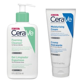 Skincare Limpiador Anti-grasa Facial Hidratante Cerave 2 Pcs