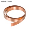 TOP-VIGOR 1Pcs Pure Copper Strip Roll, 1000mm x 10mm x
