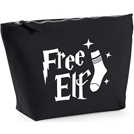 Hippowarehouse Free Elf printed make up cosmetic wash bag 18x19x9cm