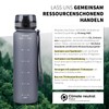 720°DGREE Water Bottle 1 Litre with Motivational Scale "uberBottle" +