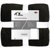 CelinaTex TV blanket, cuddly blanket, 150 x 200 cm, black