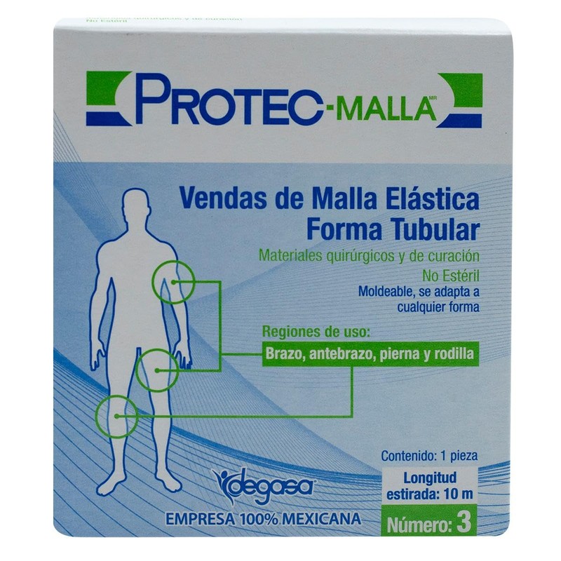 PROTEC-MALLA VENDA DE MALLA ELÁSTICA FORMA TUBULAR No3 LONGITUD 10MTS
