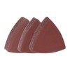 sourcing map 60pcs Triangular Hook & Loop Sandpapers 240/320/400 Grits