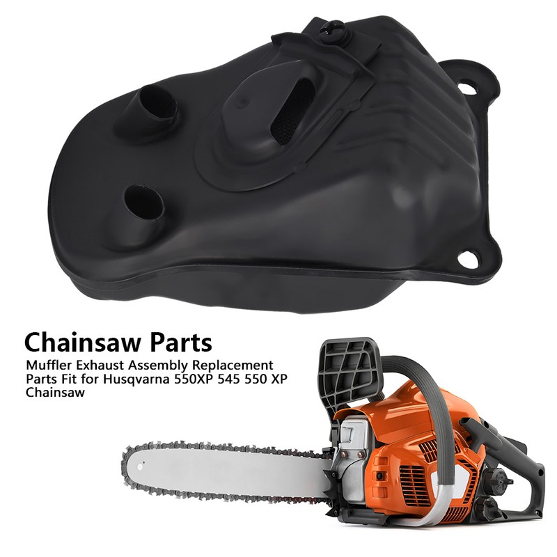 Muffler Exhaust Assembly Replacement Parts Fit for Husqvarna 550XP 545