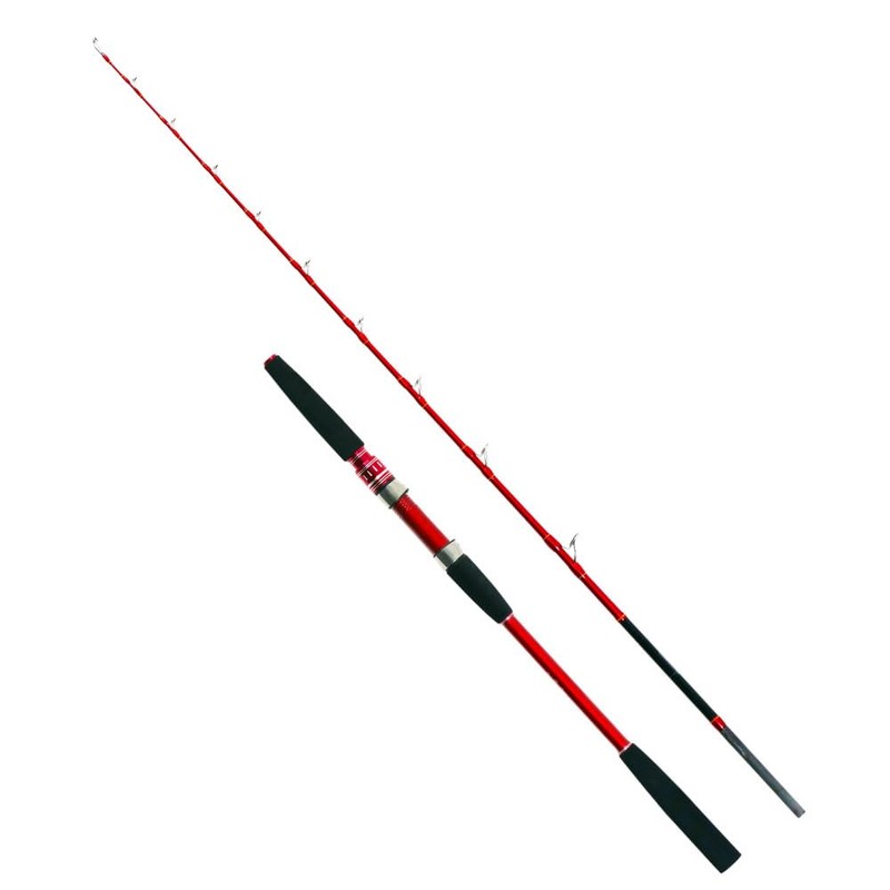 Ori-784344 Fishing Tackle Glass Solid Boat Squid Rod Seamaster Tag