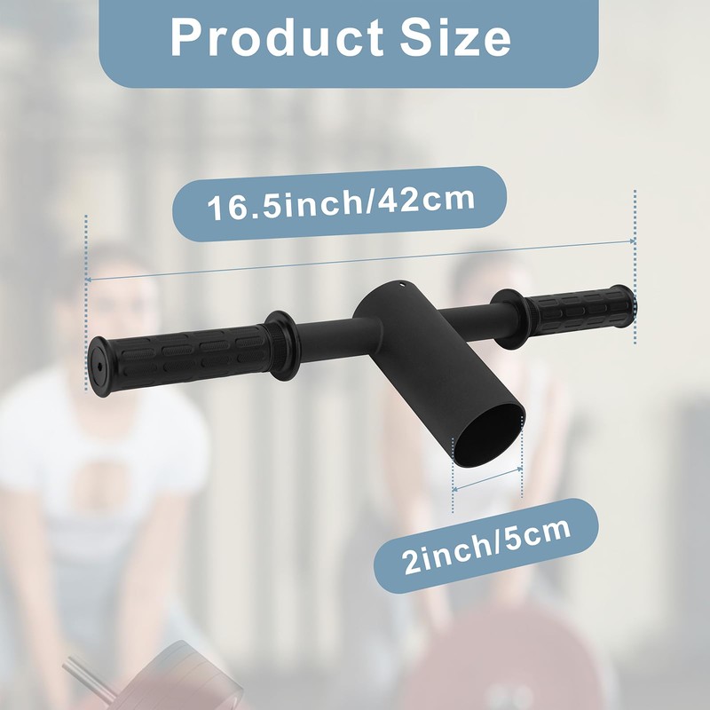 YZZHAJ T Bar Row Barbell Handle, T Bar Landmine Handle